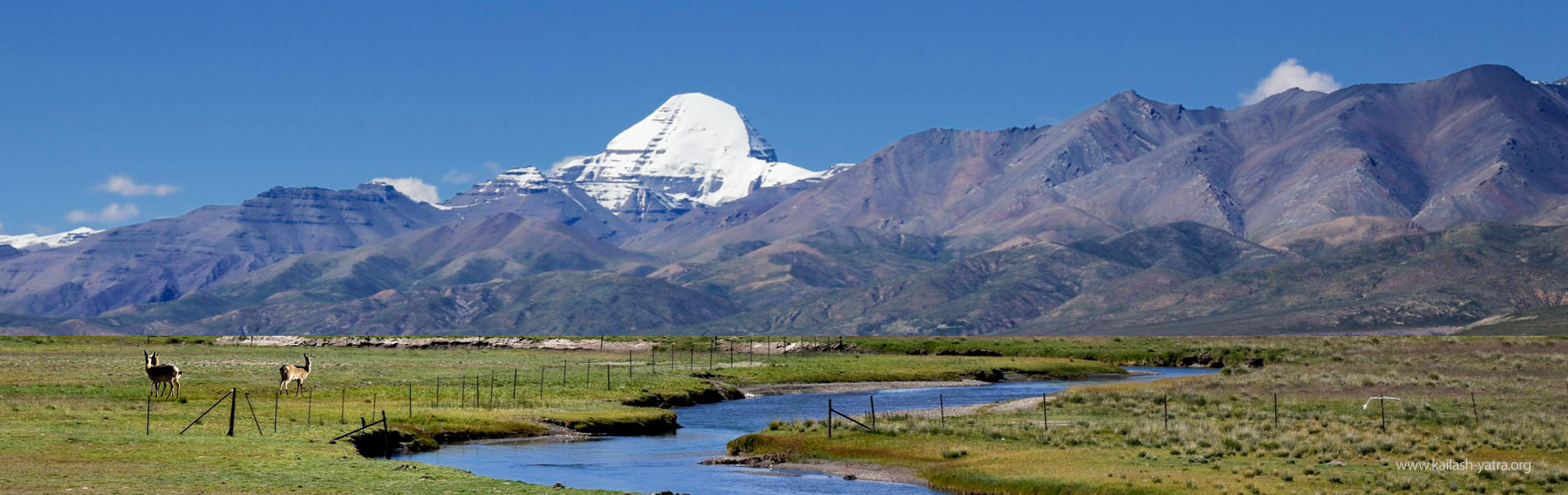 Mount Kailash South Face with River
