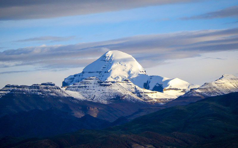 Mount Kailash view from Lake Mansarovar